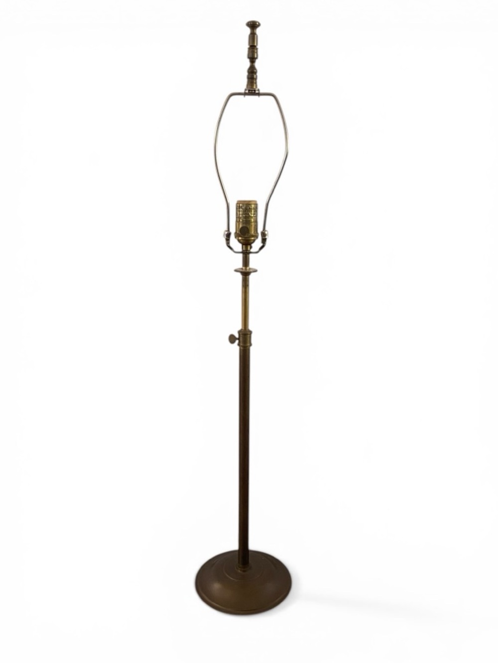 Restoration Hardware Vintage Telescoping Brass Table Lamp